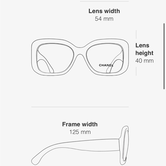 Chanel Rectangle Eyeglasses 👓 - Picture 5 of 8